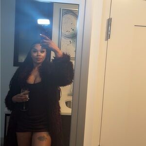 Baby boo dress plum brown Cornelia